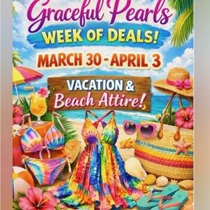 Graceful Pearls Week of Deals Vacation Beach Attire w/Trene0410 & SaundraB 💃🏽💞💃🏽